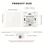 WiFi Smart Light Switch 1-4 Gang - Universal Smart Home Control