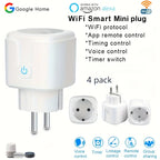 Smart WiFi Plugs 4-Pack EU 16A