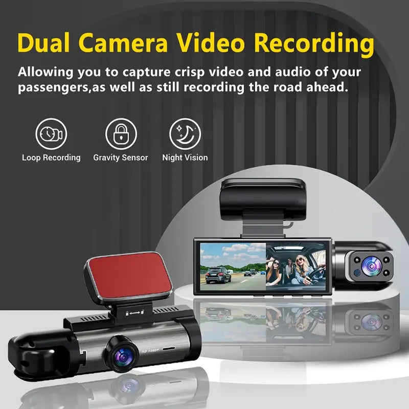 Dual Camera Dash Cam 1080P
