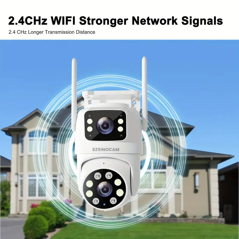 Wireless Security Camera 720P HD - Pan Tilt Night Vision WiFi Camera with Motion Detection