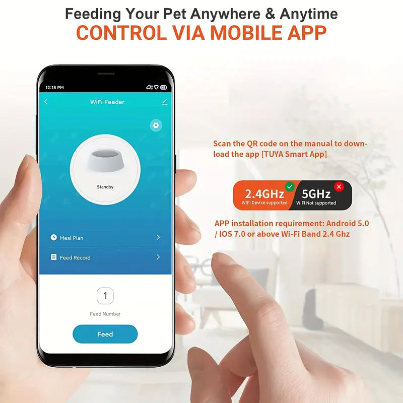 automatic pet food dispenser