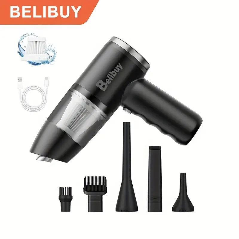 Portable USB Vacuum Cleaner 36V - Rechargeable Handheld Cleaner
