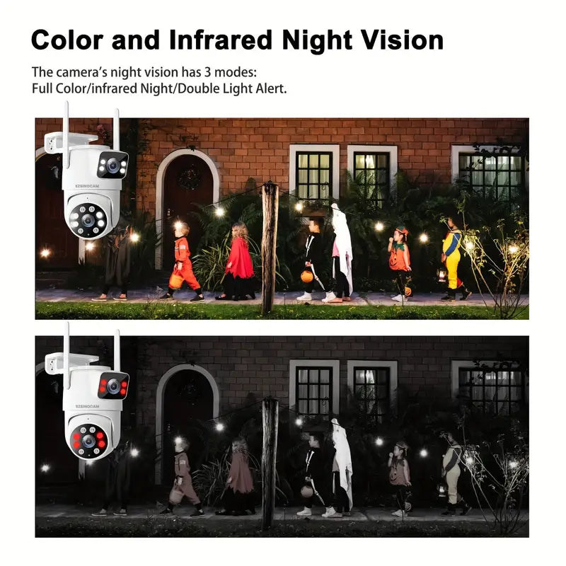 Wireless Security Camera 720P HD - Pan Tilt Night Vision WiFi Camera with Motion Detection