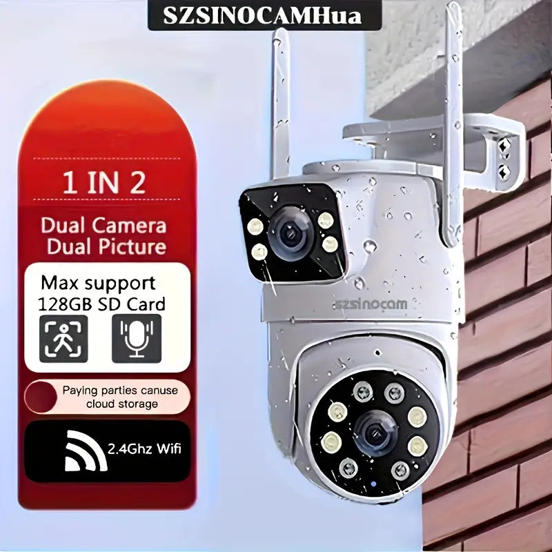 Wireless Security Camera 720P HD - Pan Tilt Night Vision WiFi Camera with Motion Detection