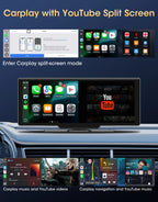 Universal Portable CarPlay Screen 10.1 