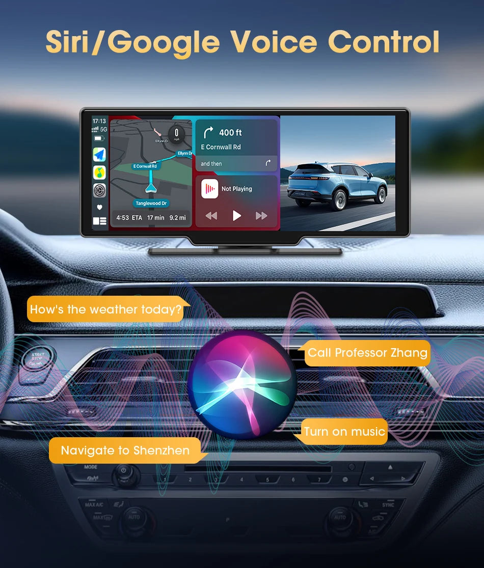 Universal Portable CarPlay Screen 10.1 