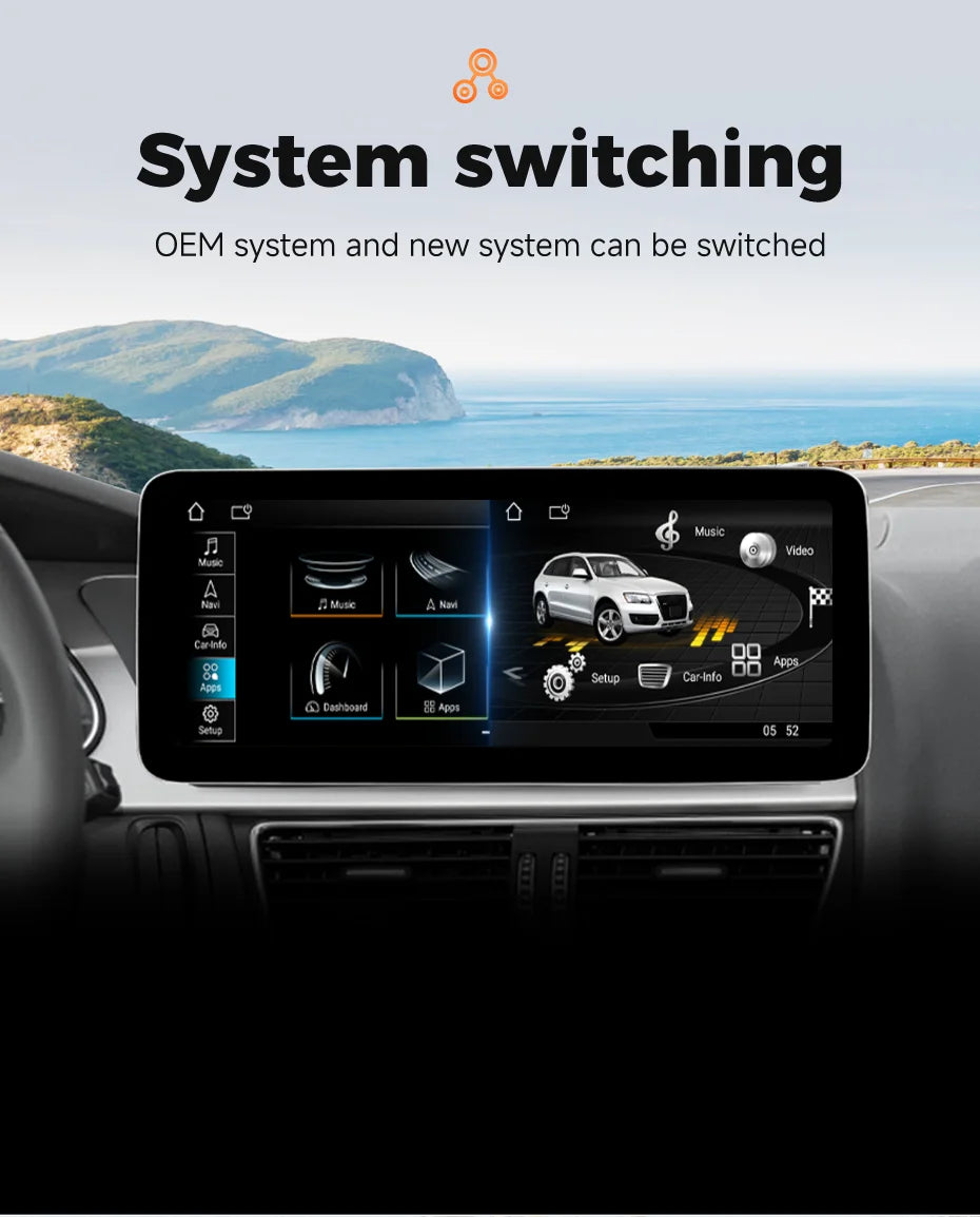 Wireless CarPlay Android auto For Audi A4 A4L A5 B8