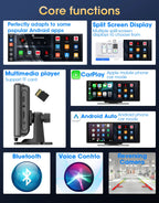 Universal Portable CarPlay Screen 10.1 