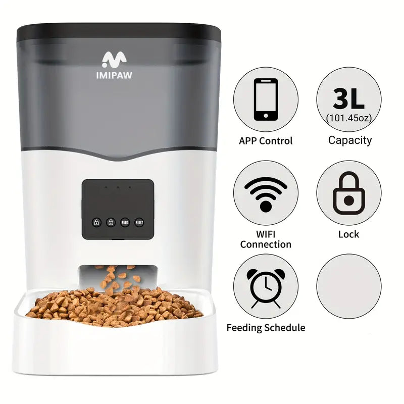 automatic pet food dispenser