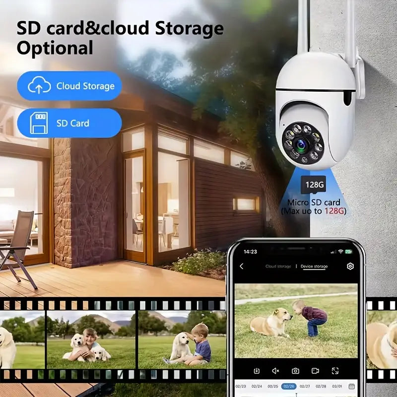 8pcs 1440P Wireless Security Cameras