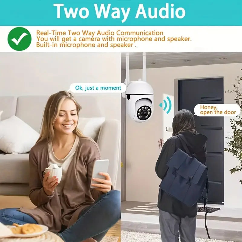 8pcs 1440P Wireless Security Cameras