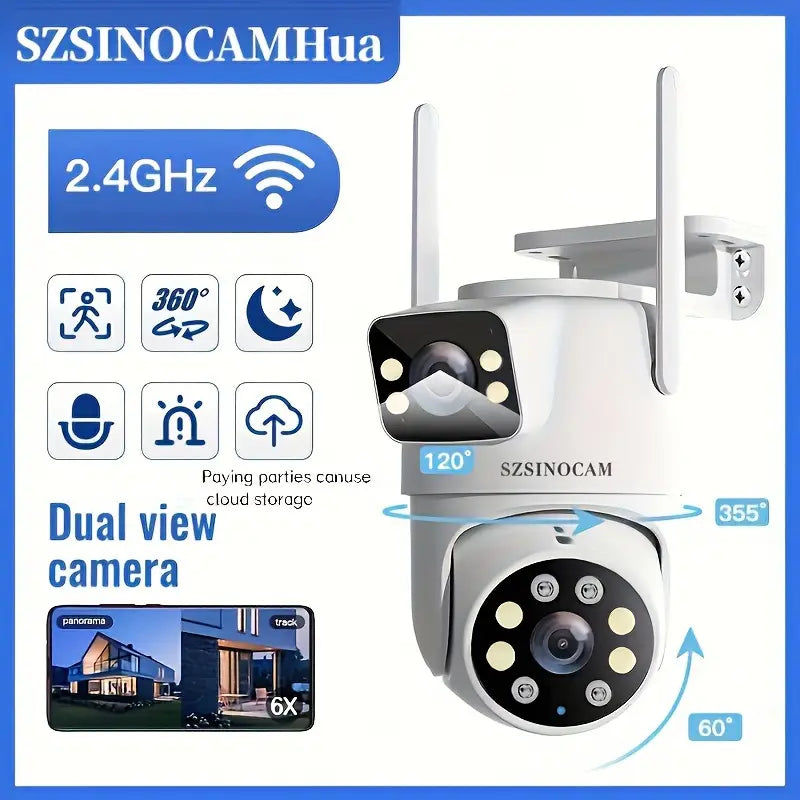 Wireless Security Camera 720P HD - Pan Tilt Night Vision WiFi Camera with Motion Detection
