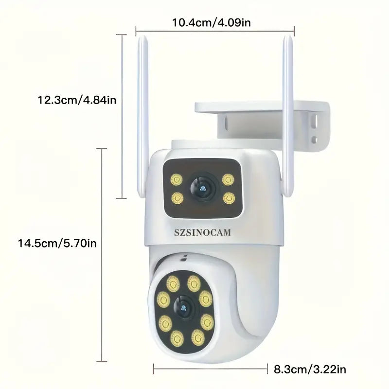 Wireless Security Camera 720P HD - Pan Tilt Night Vision WiFi Camera with Motion Detection