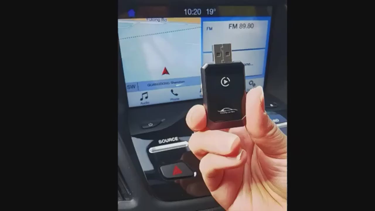 Wireless CarPlay Adapter for iPhone - Convert Wired to Wireless with Voice Control